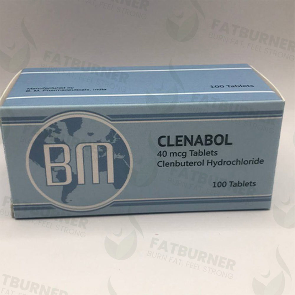 B.M. Pharmaceuticals - Clenbuterol 40mg
