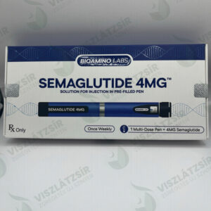 Bioamino Labs semaglutid 4 mg előretöltött multi-dózisú injekciós toll doboza elölnézetből